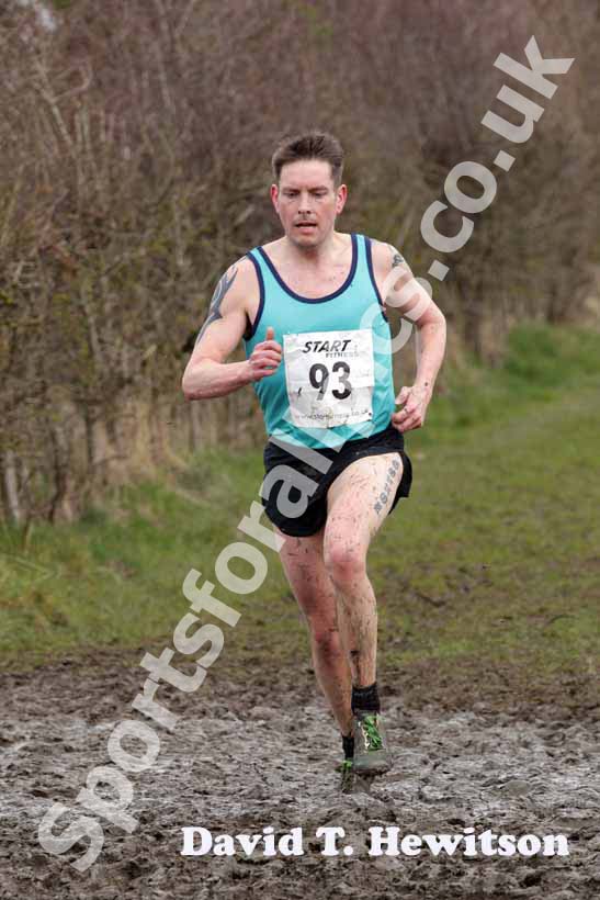 Dean Parker (Bournville Harriers) 40-44 BMAF Cross Country, Herrington, Sunderland.
